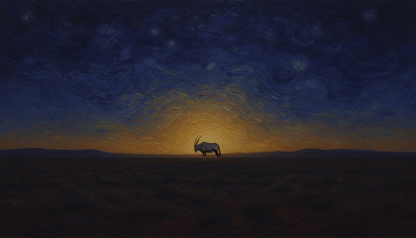 African veldt at golden hour